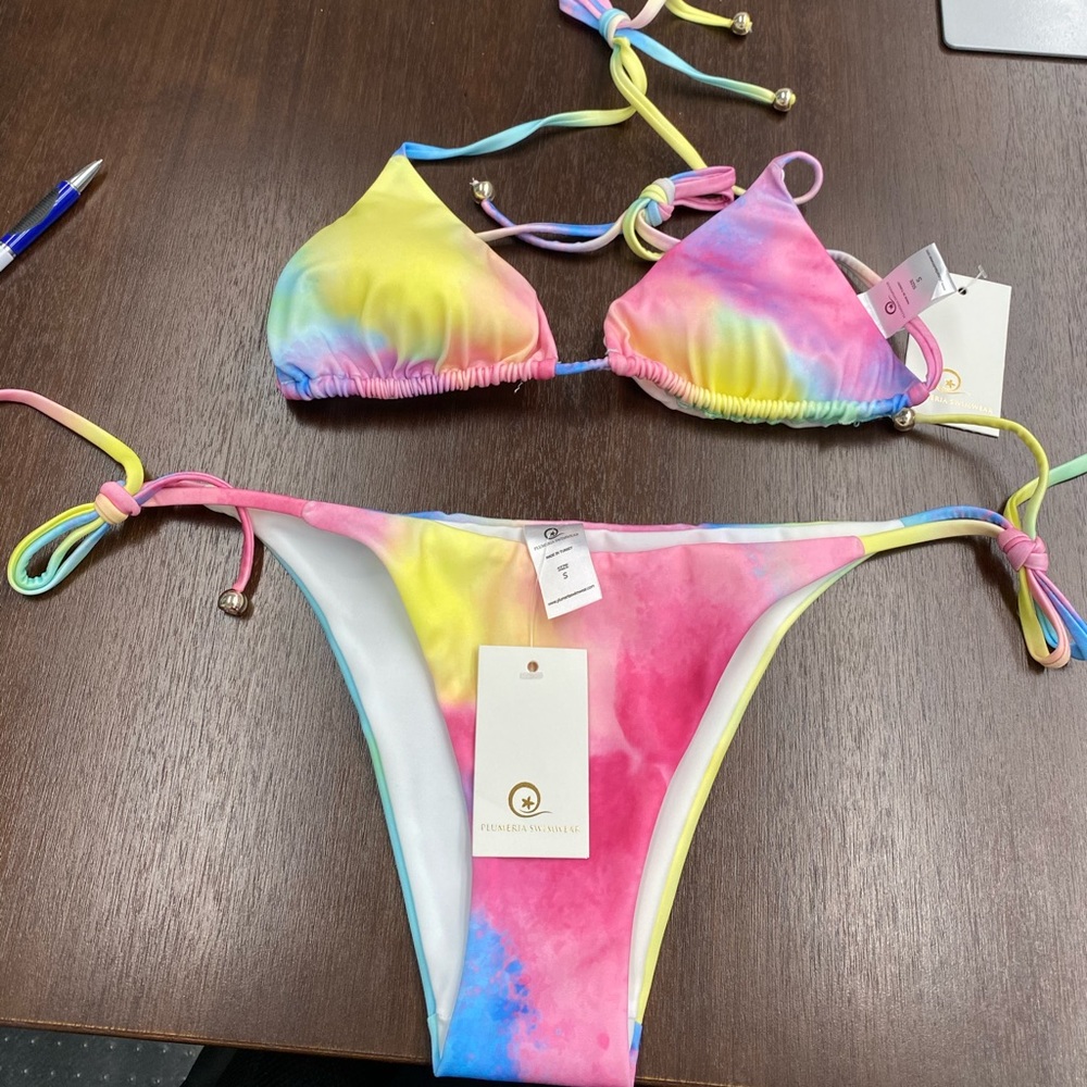 Plumeria unicorn bikini